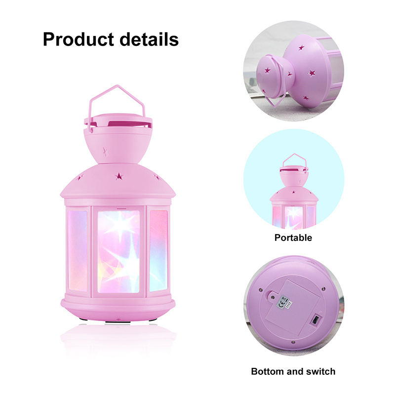 Fancy Decoration Camping Starlight Lamp Indoor Outdoor LED Lantern Light