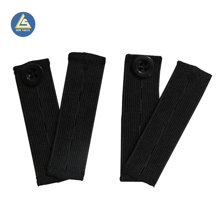 Strong Adjustable Elastic Pants Waist Extender With Button