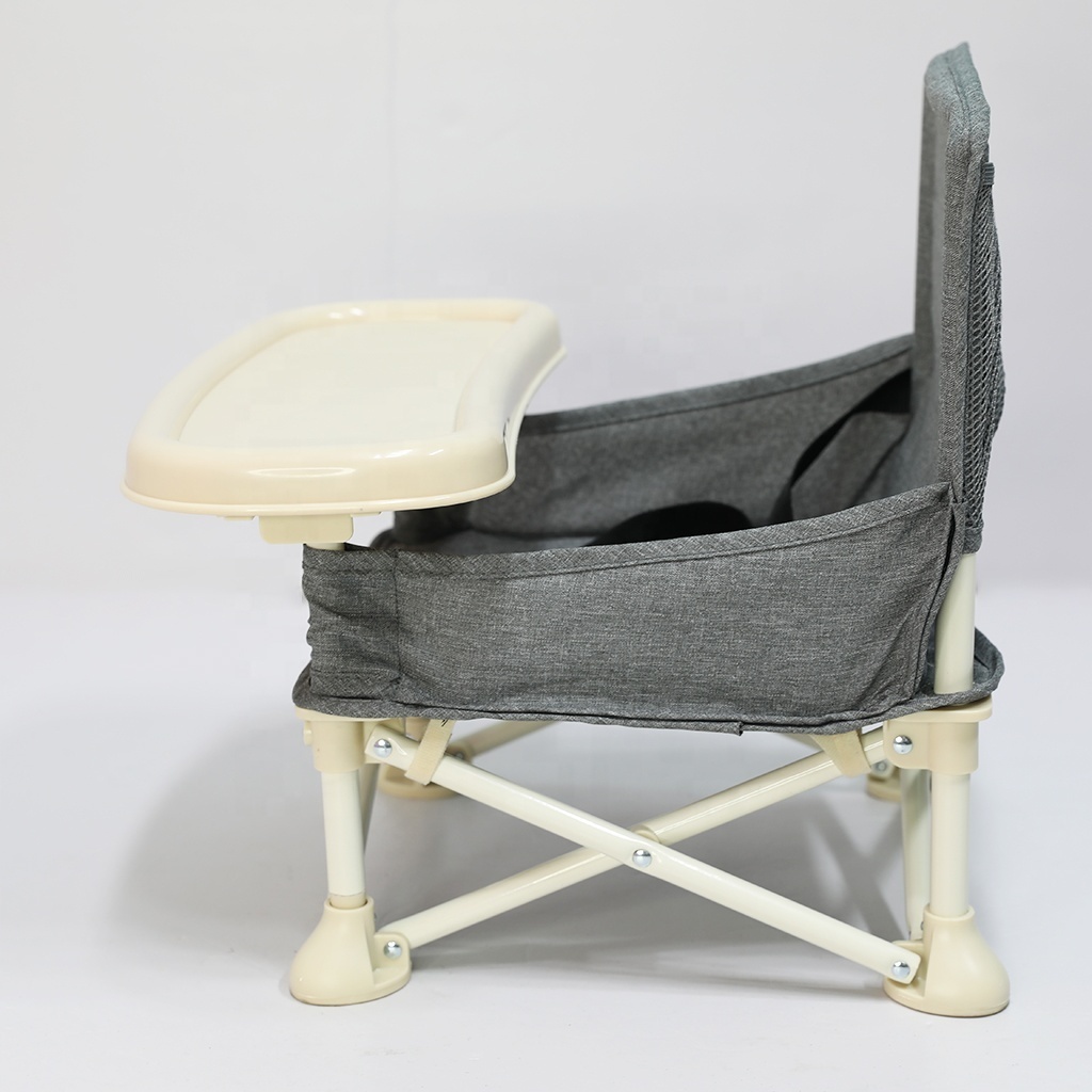 Portable Foldable Fast Easy Fold Compact Outdoor Baby Feeding Eating Seat Booster Chair For Travel Dining