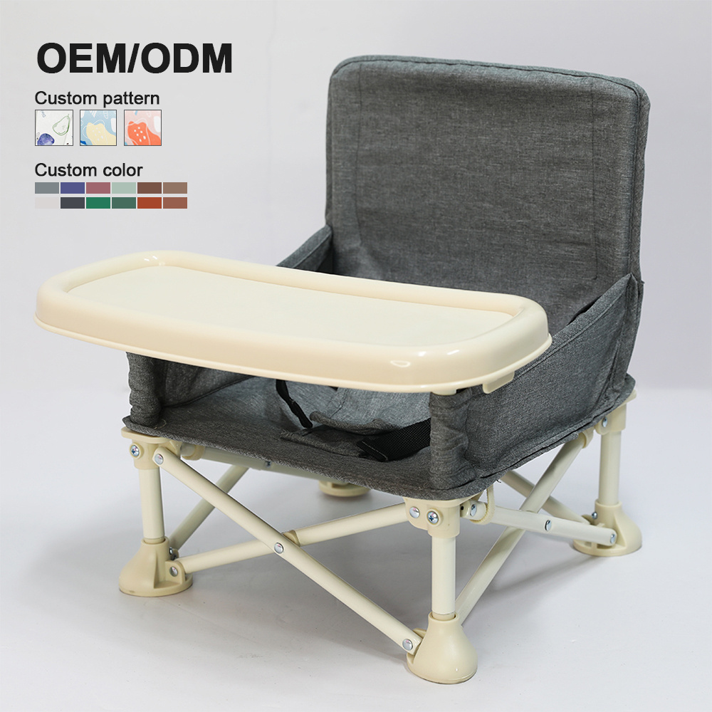 Portable Foldable Fast Easy Fold Compact Outdoor Baby Feeding Eating Seat Booster Chair For Travel Dining