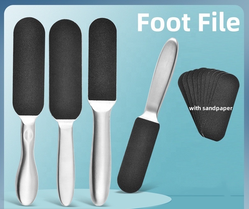 Wholesale Foot File Callus Remover Replaceable Sandpaper Double Sided Foot Scrubber For Cracked Heel and Foot Dead Skin