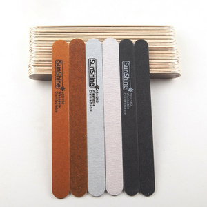 Professional Nail Files 100/180/240 Manicure Pedicure Art Tools Double Sided Double Sided Sanding File for Nail salon supplies