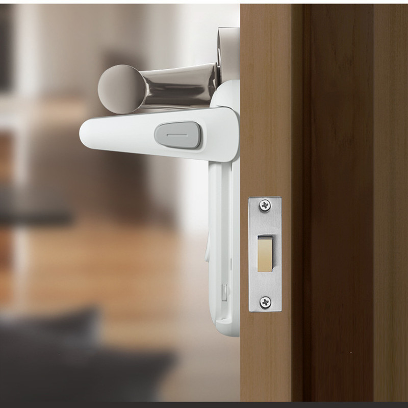 Dropshipping Product 2023 Durable Safety Childproof Door Handle Lever Lock for Home Security