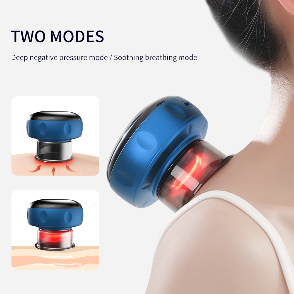 Dropshipping Agent Fulfillment Advanced Smart Glass Therapy Cupping Sets Electric Cupping Massager