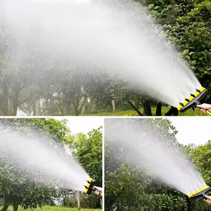 Wholesale 6 Way Plastic Splitter Sprinkler Head Garden Irrigation Atomizer Water Sprayer Nozzle Garden Water Guns