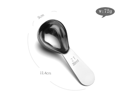 Measuring spoon with scale Stainless Steel Coffee Sugar Flour Tablespoon