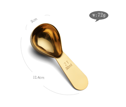 Measuring spoon with scale Stainless Steel Coffee Sugar Flour Tablespoon