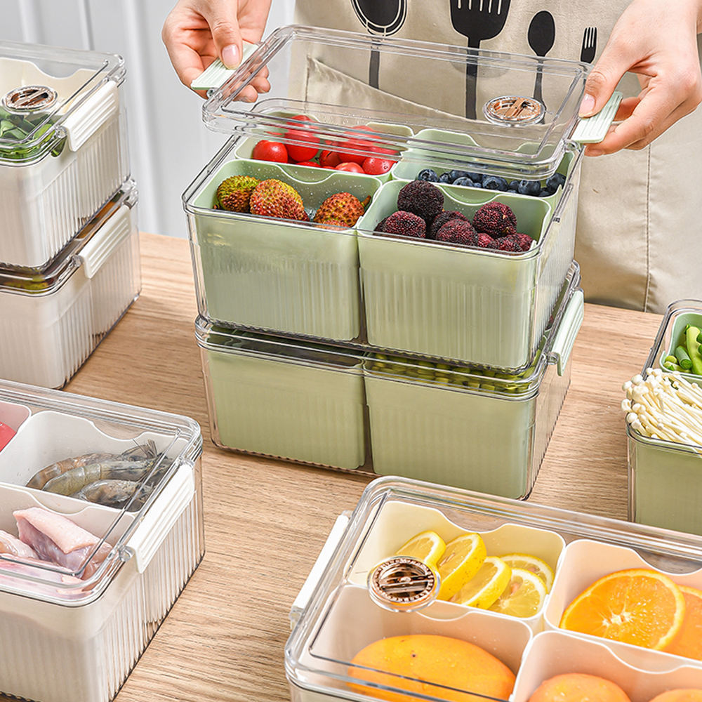 Storage Box Sealed Transparent Vegetable Refrigerator Crisper