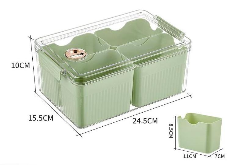 Storage Box Sealed Transparent Vegetable Refrigerator Crisper