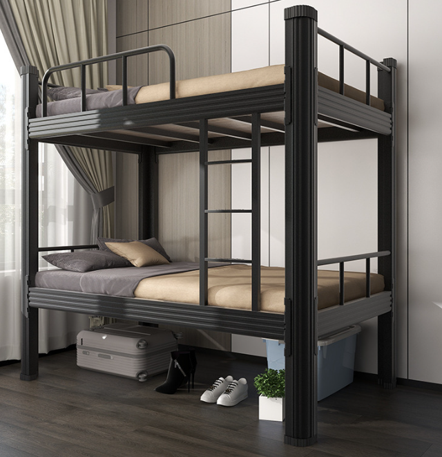 Commercial Steel Double Decker Bunk Bed for Adults and Students Metal Beds Litera para adultos