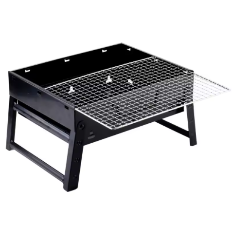 Outdoor Portable Folding BBQ Grill Full Set Carbon Oven for Barbecue Household House Hold Stove