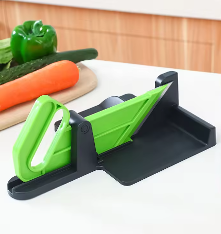 Multifunctional Stainless Steel Vegetable Cutter Kitchen Household Potato and Cucumber Slicer with Stocked Chopping Blade