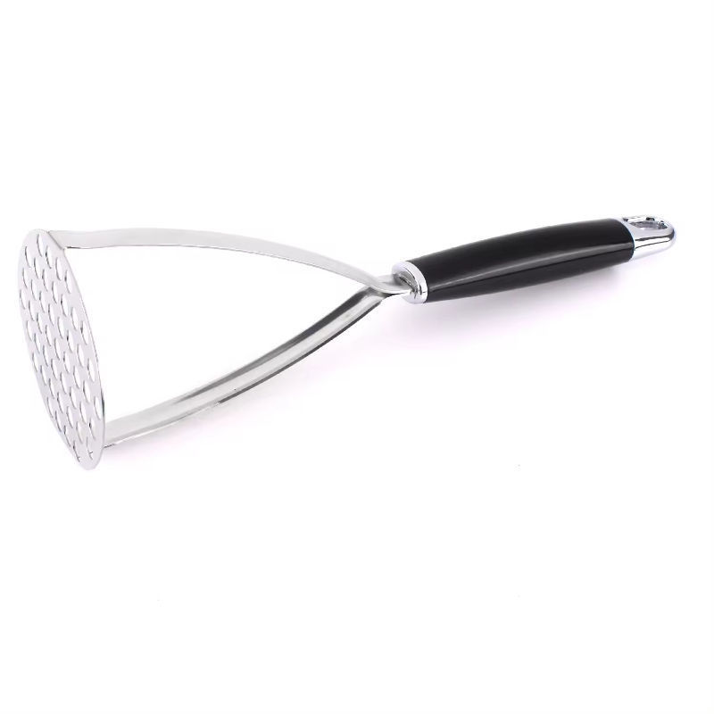 Heavy Duty Stainless Steel Potato Masher, Professional Integrated Masher Kitchen Tool & Food Masher Smasher with Silicone Handle