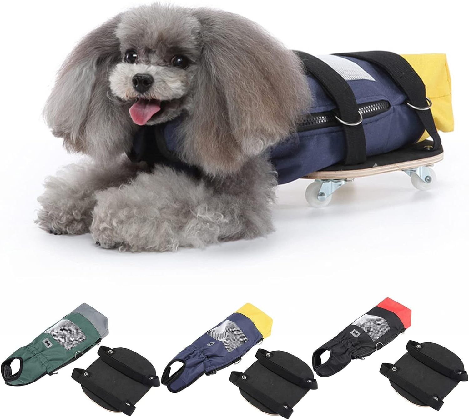 Dog Drag Bag For Rear Legs Protect Chest Limbs Drag Bag For Disabled Dogs Wheelchair For Back Legs Disabled Dog Cat