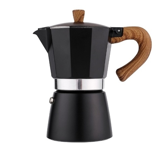 Stovetop Materials Mocha Italy italian 3 Cup Cups Espresso 150ml Mini Stove Expresso Maker Ama Black Moka Pot Coffee Maker