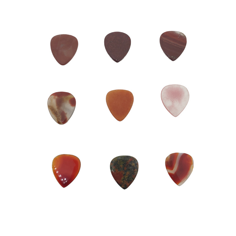 natural gemstone guitar picks custom wholesale guitar finger pick