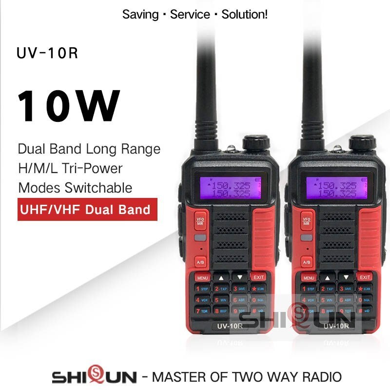 Drop Shipping 10w 2 Way Radio Long Range Dual Band Handheld Radios Am Fm Ssb Cb Radio Walkie Talkie