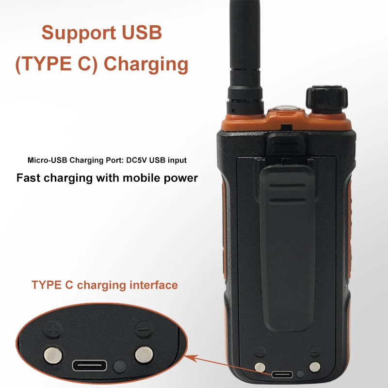 UV 11 Long-Range Rechargeable Two-Way Radio Long Distance Walkie Talkie with High Quality Sound