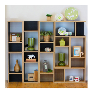 Open storage shelves units home use with 12 colors variegation