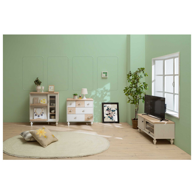 Designed for young ladies ready to assemble wood storage cabinet