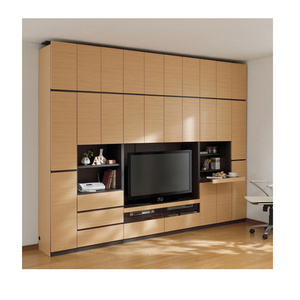 Modern stylish practical living room wood storage wall cabinet