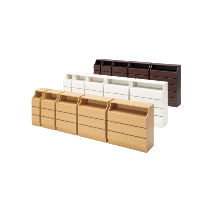 Wooden drawers cabinet storage Japan furniture with modern solid taste