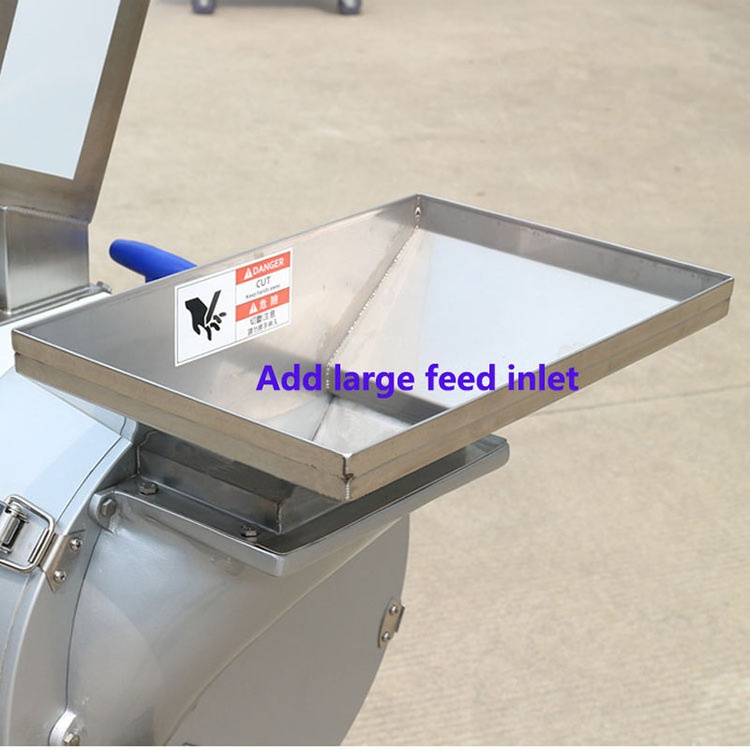 304 stainless steel double-head automatic fruit vegetable cutting dicing slicing machine