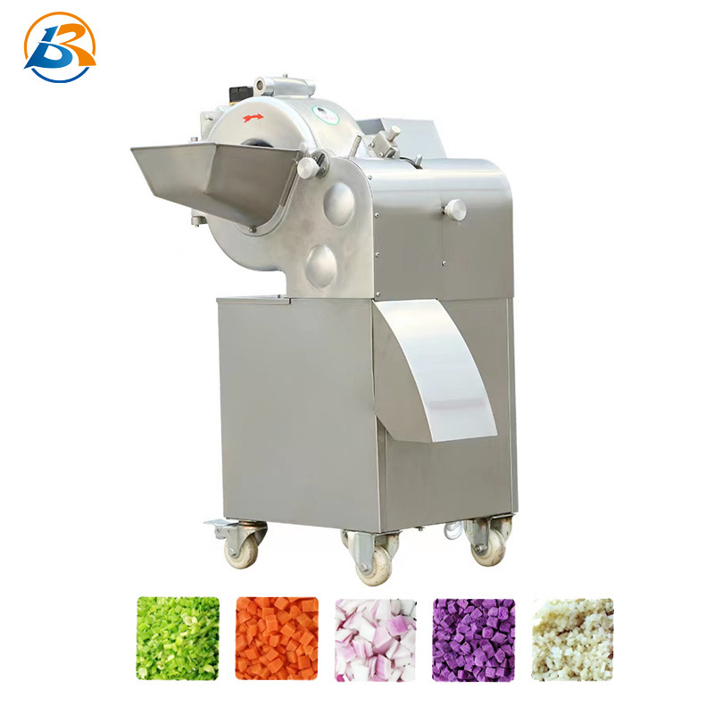 Vegetable and Fruit Cutting Machine Potato Carrot Tomato Mango Apple Dice Dicer Coconut Dicing Machine