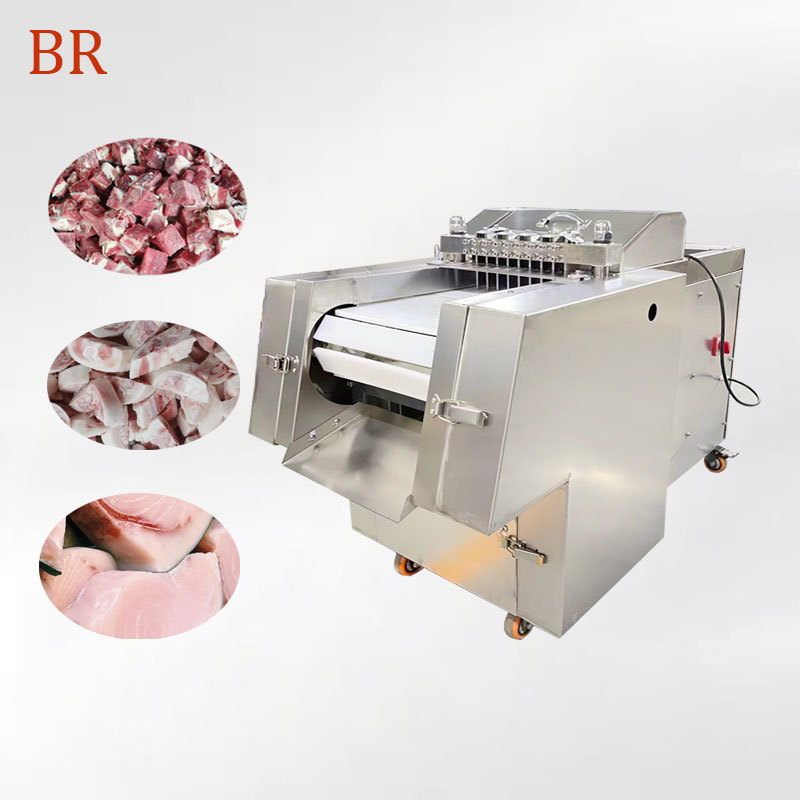 Food processing meat cutting machines automatic frozen meat dicing machine chicken cutter machine