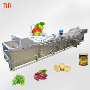 Fruits and vegetables carrots/coconut meat/mushroom blanching machine, continuous almond blanching machine