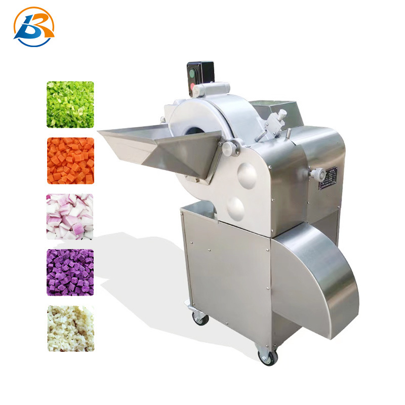 Vegetable and Fruit Cutting Machine Potato Carrot Tomato Mango Apple Dice Dicer Coconut Dicing Machine