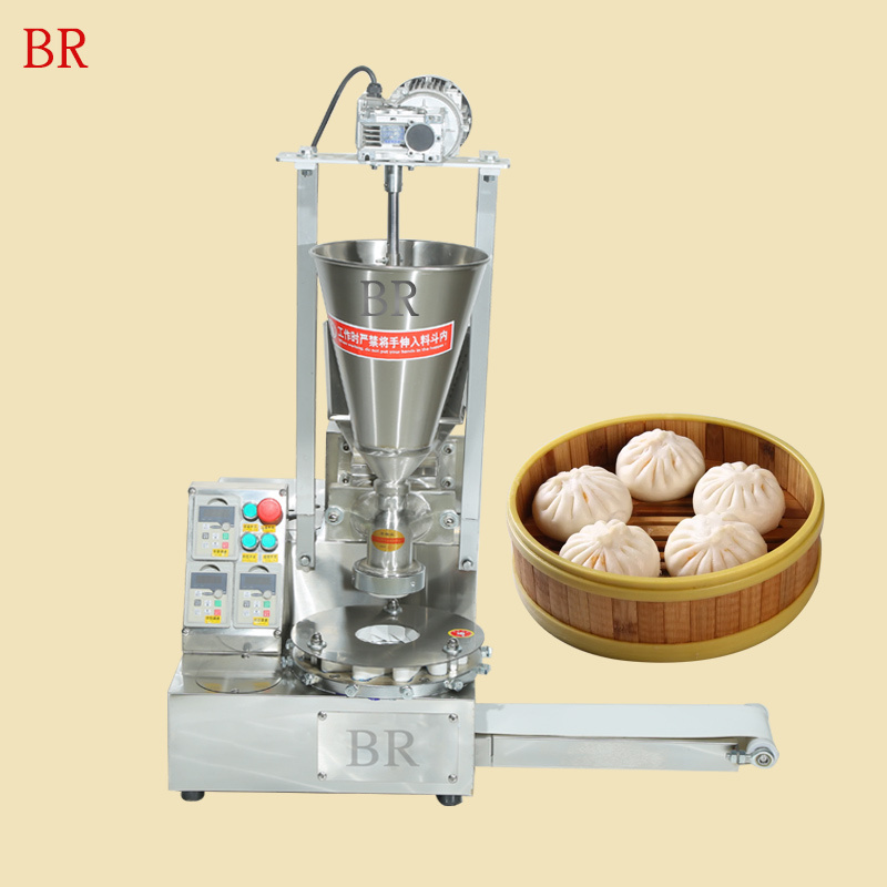 2022 High Efficiency Bun Making Machine Automatic Small Steamed Stuffed Bun Baozi Nepal Momo Dimsum Making Machine