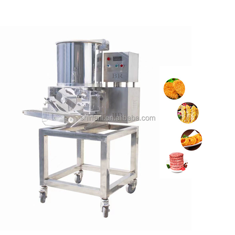 Fully automatic burger patty making machine/ burger patty production line/ chicken nugget forming machine