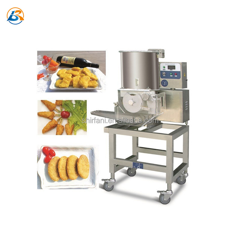 Fully automatic burger patty making machine/ burger patty production line/ chicken nugget forming machine