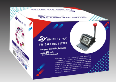 SHIRLEY YA 86x54mm Pvc Card Die Cutting Machine/ppvc Card Die Cutter Machine Heavy Duty Pvc Card Cutter Steel Manual 10 Ctns