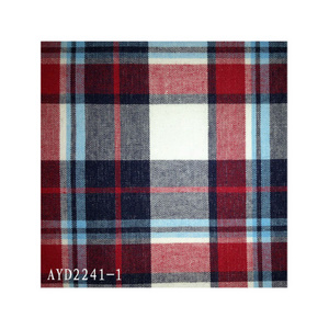 21s 100%cotton yarn dyed check fabric for Beach pants,shirt with ready bulk it's classic and fashion for yarn-dyed plaid