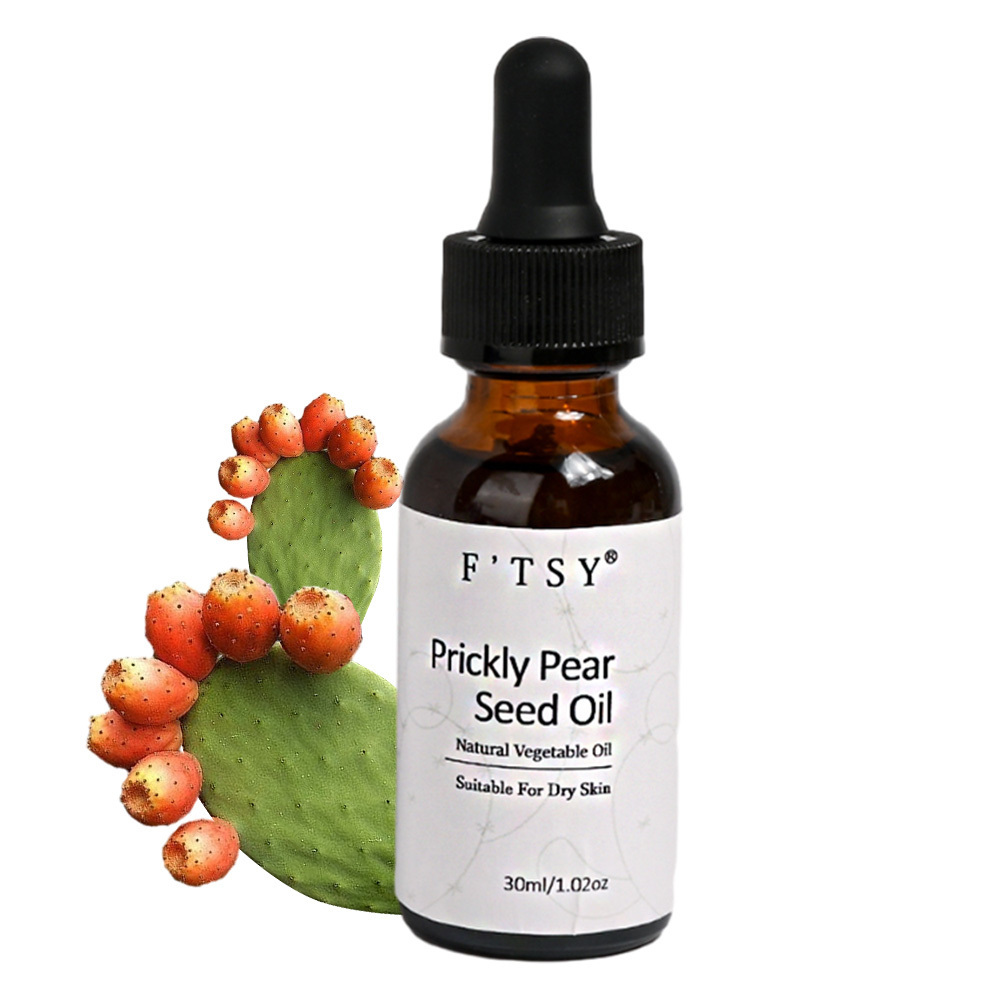 Private Label Natural Organic Vegan Acne Treatment Cactus Barbary Fig Virgin Prickly Seed Face Oil