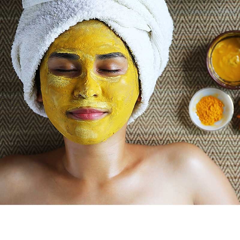 Private Label Natural Purifying Cleanse Reduce Pigmentation Acne Turmeric Clay Mud Face Mask