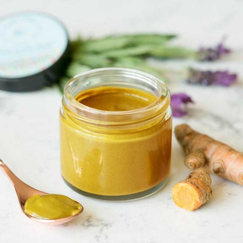 Private Label Natural Purifying Cleanse Reduce Pigmentation Acne Turmeric Clay Mud Face Mask