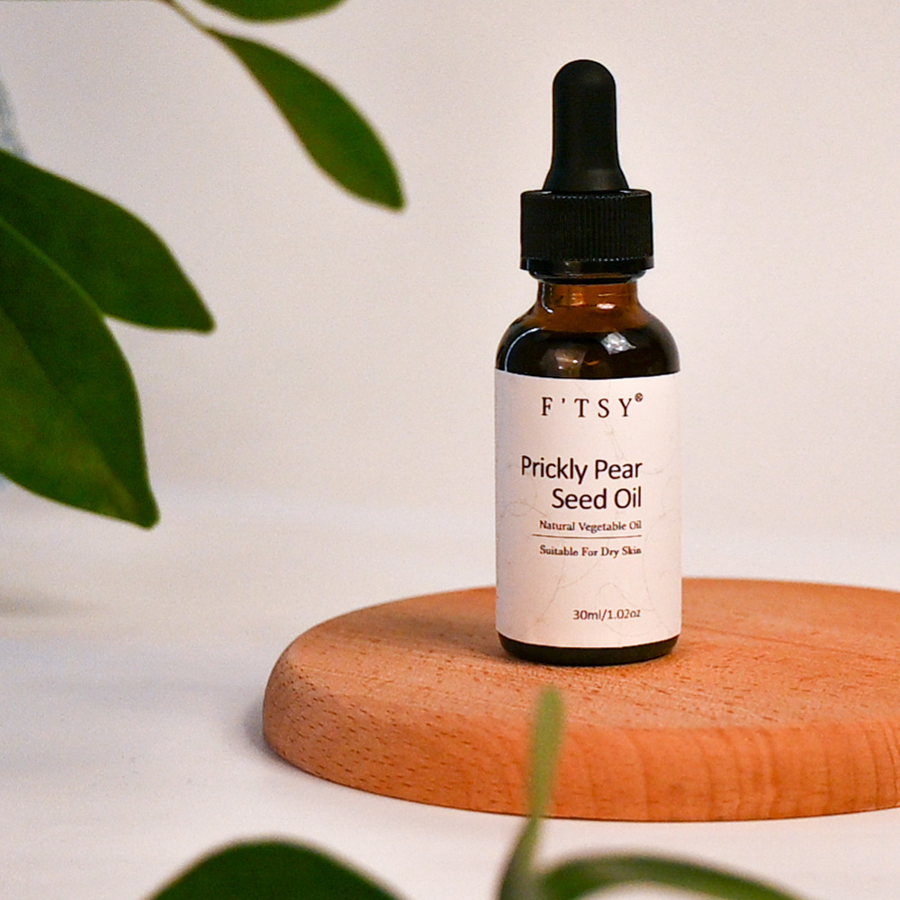 Private Label Natural Organic Vegan Acne Treatment Cactus Barbary Fig Virgin Prickly Seed Face Oil