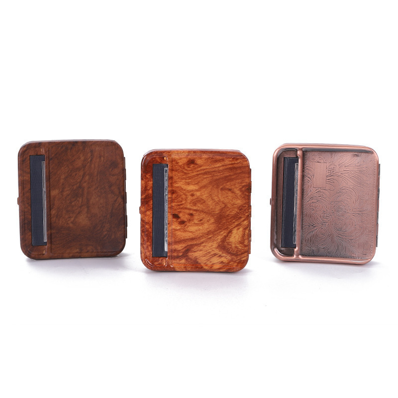 Industrial direct Cigarette Case Metal Manual Cigarette Rolling Machine for sale Tobacco Accessories Hot  Selling