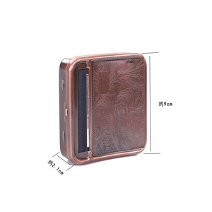 Industrial direct Cigarette Case Metal Manual Cigarette Rolling Machine for sale Tobacco Accessories Hot  Selling