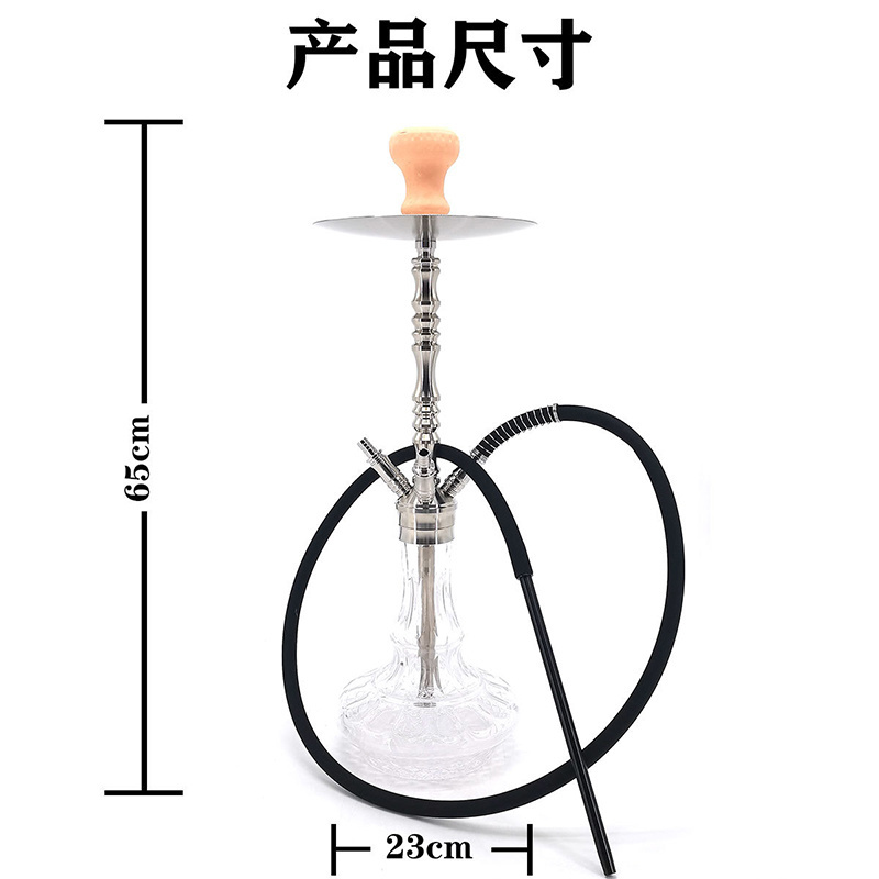 Cross-border hookah shisha set of 304 stainless steel high quality smoke pot shisha pen hookah mouthpiece wholesale