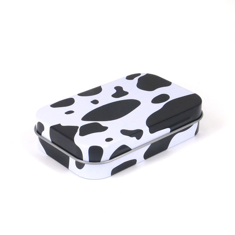 Amazon Hot Sale Custom Pattern Printed 18*14cm Metal Tin Box With Lid Rectangular Square Container Cigarette Box