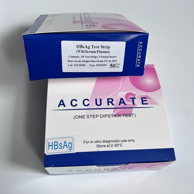 High Accuracy Medical Rapid Test Kit HBsAg Test Strip