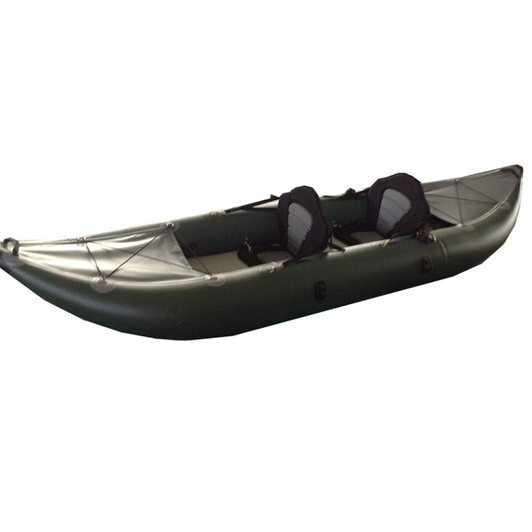 Hot sale inflatable fishing kayak for 2 person