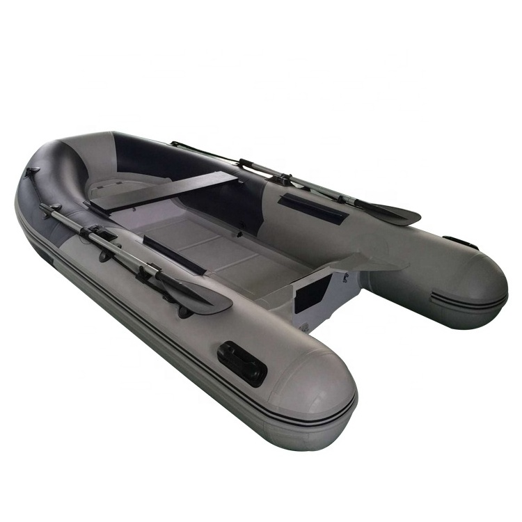 Hypalon inflatable rib boat with fiberglass bottom