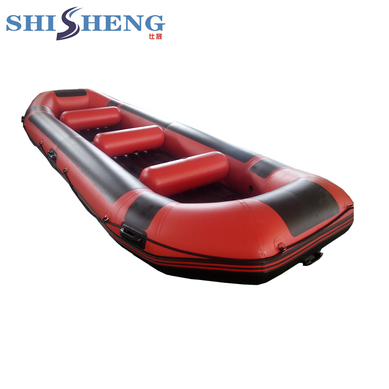 14 people 5.2m self-draining inflatable paddle boats white water river rafting boat