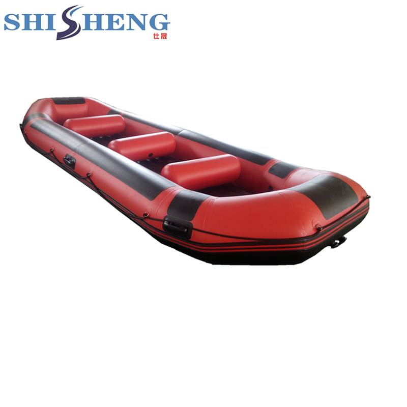 14 people 5.2m self-draining inflatable paddle boats white water river rafting boat