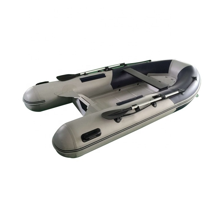 Hypalon inflatable rib boat with fiberglass bottom